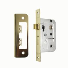 Brass Bathroom Lock 2.5"