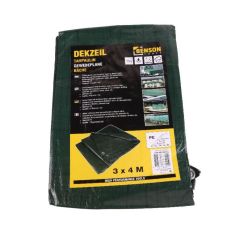 Green Tarpaulin 3 x 4m 