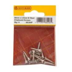 General Purpose Stainless Steel Pozi Twin Thread Countersunk Screws - 3.5 x 30mm