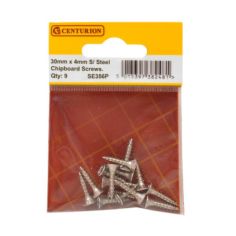 General Purpose Stainless Steel Pozi Twin Thread Countersunk Screws - 4 x 30mm
