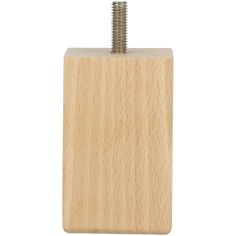 Beech Wooden Leg 50 x 50 x 80mm