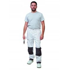 Pro Dec Advance  White Painting Trousers 30"