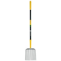 10 Tine Manure Fork 30" with Fibreglass Handle