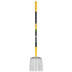 10 Tine Manure Fork 30" with Fibreglass Handle