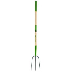 John Deere 3 Tine Manure Fork 48" with Wood Handle