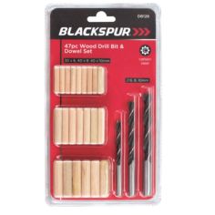 Wood Drill Bit & Dowel Set - 47 pieces 