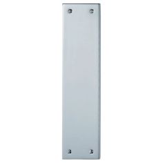 Chrome Plated Victorian Finger Plate 305mm x 70mm 