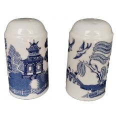 Blue Willow Salt & Pepper Set