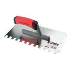 Benman Stainless Steel Square Notched Trowel - 130X280