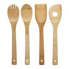 Bamboo Kitchen Utensils - Set of 4