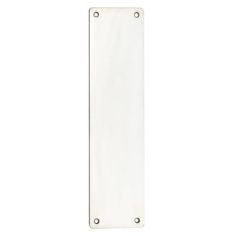 Polished Stainless Steel Finger Plate 75mm x 300mm