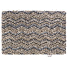 Hug Rug Plain Ribbon Grey Zig Zag 50cm x 75cm