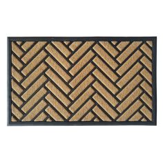 My Mat Ribbed Scraper Herringbone 45cm x 75cm