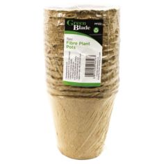 Green Blade Fibre Plant Pots - Pack of 15