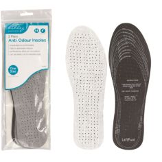 Ashley Anti Odour Insoles - 2 Pairs 