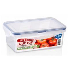 Steelex Clip Top Food Box 1.1L