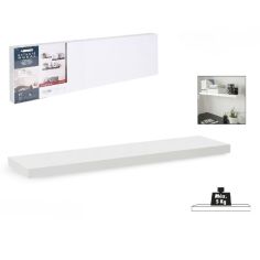 MDF White Float Shelf 80cm 