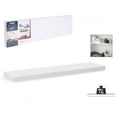 MDF White Float Shelf 80cm 