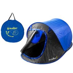 Summit 2 Person Pop Up Tent Ocean Blue