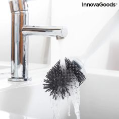 InnovaGoods Toilet Brush with Soap Dispenser
