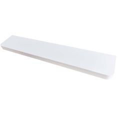 Shelfit Round Corner High Gloss White Floating Shelf - 800 x 145 x 38