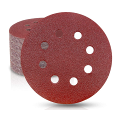 Safeline Orbital Sander 125mm Sanding Discs 80 Grit - Pack of 5