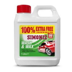 Simoniz Wash & Wax 500ml + 100% Extra Free