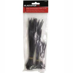 Assorted Black Cable Tie Set - Pack of 100