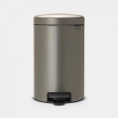 Brabantia Newicon Pedal Bin Platinum - 12L