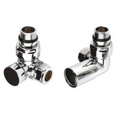 Corner Valve Pair Chrome   