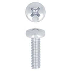 Phillips Pan Head Steel Screw M3 x 30mm - Pack of 15