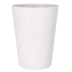 Porto High Matte Pot 40 cm - White