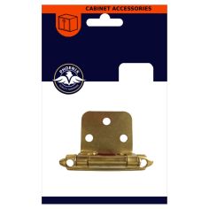 Self Closing  Brass Cabinet Hinge - pair 