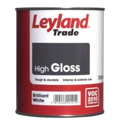 Leyland Trade High Gloss - Brilliant White 750ml