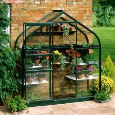 Supreme Wall Garden Greenhouse Green 2' x 6'