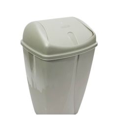 TML Swing Bin 25L Metallic Silver