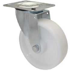 Castor Swivel White 125mm - 100kg