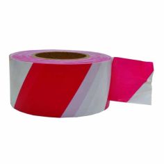 70mm x 500m Red/White Non Adhesive Barrier Tape