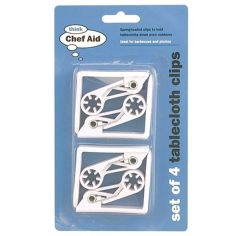 Chef Aid Table Cloth Clips - Pack of 4