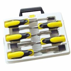 Stanley DynaGrip Wood Chisel Set 5-Piece