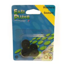 Easi Plumb 12mm Tap Washers Sealant - Pack of 5