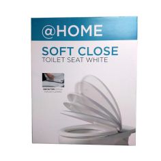 @Home Soft Close Toilet Seat - White