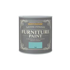 Rust-Oleum Satin Furniture Paint - Teal 125ml