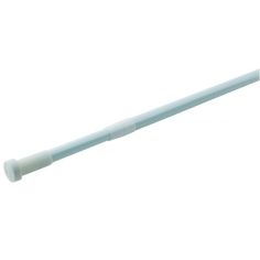 MX Telescopic Shower Curtain Rail - 120cm - 220cm - Silver