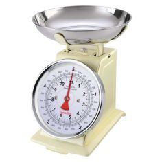 Traditional Mechanical Kitchen Scales - Cream