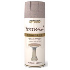 Rust-Oleum Textured Multi Colour Finish Spray Paint - Autumn Brown 400ml