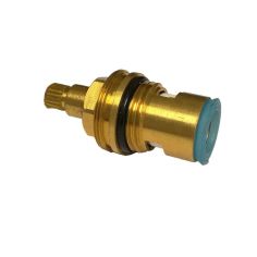 Brass Finish Cold Tap Threaded Spindle - 1/2"