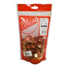 Timco 20x1.50 Copper Disc Rivets - Pack of 250