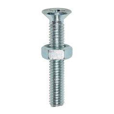 Timco 15pc M5x40 CSK Machine Screw & Hex Nut