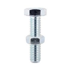Hex Bolts & Nuts M8 x 80mm - Pack of 2